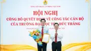 PGS Trần Trọng Đạo tái đắc cử Hiệu trưởng Trường ĐH Tôn Đức Thắng nhiệm kỳ 2026-2031