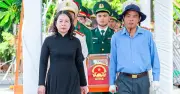 Phó chủ tịch nước dự lễ an táng 235 hài cốt liệt sĩ tại An Giang