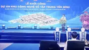 Phó Thủ tướng Hồ Quốc Dũng dự lễ khởi công Khu Công nghệ số Yên Bình tại Thái Nguyên