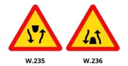 Phân biệt biển báo đường đôi W.235 và W.236: Ý nghĩa và mức phạt