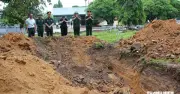 Quảng Ngãi: Phát hiện thêm hài cốt liệt sĩ trong nghĩa trang Đăk Cấm