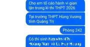 Quảng Trị tiếp tục kiểm tra trường Hùng Vương sau tố cáo gian lận thi THPT