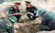 Quảng Trị tìm thấy 3 hài cốt liệt sĩ ở khu vực Câu Nhi, còn 26-54 hài cốt chưa quy tập