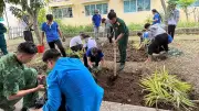 Sinh viên Đồng Tháp tình nguyện mang mùa hè xanh đến vùng biên