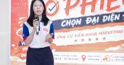 Sinh viên năm nhất Trần Khánh Linh đăng quang UEF President 2026