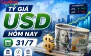 Tỷ giá USD hôm nay 31/7: Đô la Mỹ giảm tại ngân hàng và chợ đen