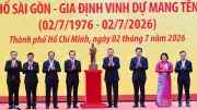 Tô Lâm dự lễ kỷ niệm 50 năm TP HCM mang tên Bác Hồ