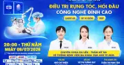 Tư vấn điều trị rụng tóc, hói đầu công nghệ cao: Laser 6D, RF vi điểm, PRP