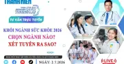 Tư vấn trực tuyến: Chọn ngành sức khỏe 2026