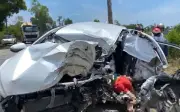 Tai nạn giao thông nghiêm trọng tại Huế, tài xế tử vong sau khi xe lao vào cây