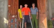 Tai nạn mất một chân, chàng trai dân tộc Tày ước được lắp chân giả
