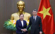 Thủ tướng Lê Minh Hưng tiếp Trưởng Ban Tổ chức Trung ương Lào Sisay Leudetmounsone