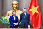 Thủ tướng Lê Minh Hưng tiếp Trưởng Ban Tổ chức Trung ương Lào