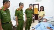 Thiếu tá công an bị ném khóa gang vào mặt vẫn bắt giữ tội phạm ma túy