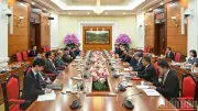 Thường trực Ban Bí thư Trần Cẩm Tú tiếp Quyền Tổng Thư ký Đảng LDP Nhật Bản