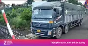 Tài xế xe tải cố tình lao xe tông gác chắn đường sắt ở Đồng Nai
