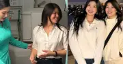 Tiếp viên hàng không Hà Nội và mẹ U50 gây sốt vì visual như chị em