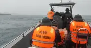 Tìm kiếm thuyền trưởng mất tích sau vụ đâm tàu gần đảo Cô Tô
