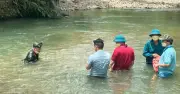 Tìm thấy thi thể cháu bé bị vùi dưới cát sau nhiều ngày mất tích ở Thái Nguyên