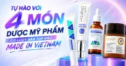 Top 4 dược mỹ phẩm bán chạy nửa đầu 2026 bất ngờ đều là hàng Việt
