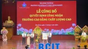 Trường Cao đẳng Kỹ thuật Công nghiệp được công nhận chất lượng cao