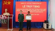 Truy tặng Huân chương Dũng cảm cho Thượng sĩ Kpă Thiêp