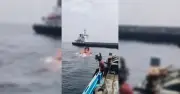 Tàu hàng tông chìm tàu cá, 17 thuyền viên rơi xuống biển