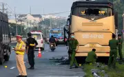 Vụ cháy xe khách trên Quốc lộ 1: 7 người tử vong, hiện trường tan hoang