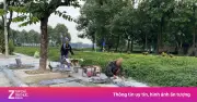 Vỉa hè Hà Nội vừa làm xong lại đào: Lý do chờ cấu kiện nắp ga