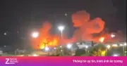 Video cận cảnh Mỹ ném bom trạm xăng Iran