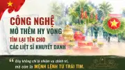 Viettel xây dựng hệ sinh thái số 5 phần mềm phục vụ quy tập hài cốt liệt sĩ