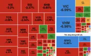 VN-Index mất 62 điểm, đánh mất mốc 1.700, bất động sản giảm sâu