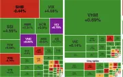 VN-Index tăng hơn 11 điểm nhờ lực cầu bắt đáy cuối phiên