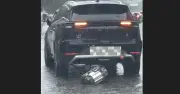 Xe điện BYD gây xôn xao vì nghi rụng cụm động cơ giữa đường