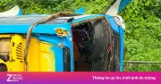 Xe khách lật trên cao tốc Pháp Vân - Cầu Giẽ, 4 người tử vong