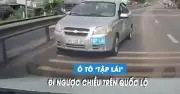 Xe tập lái chạy ngược chiều trên quốc lộ 14, tài xế bị phạt 19 triệu đồng
