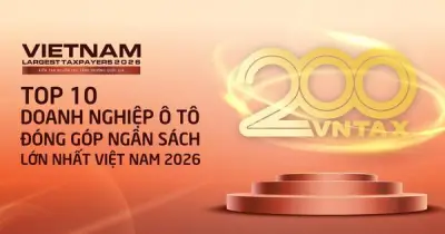 10 DN ô tô nộp ngân sách lớn nhất 2026: gần 94.000 tỷ đồng
