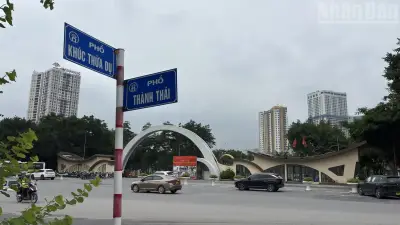 Hà Nội thí điểm phố đi bộ Thành Thái - Khúc Thừa Dụ từ cuối tuần