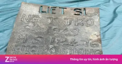 Khai quật mộ liệt sĩ ở Đà Nẵng phát hiện bia ghi 'NG T TRO'