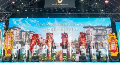 Khởi công đại đô thị sinh thái Noble Rivera 2 tỉ USD ven sông Hà Nội