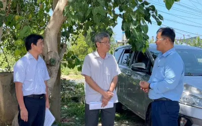 Lâm Đồng kiểm tra tiến độ 2 dự án ven biển ĐT.719B