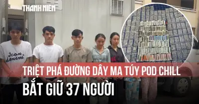 Đánh sập đường dây Pod Chill chứa ma túy quy mô lớn