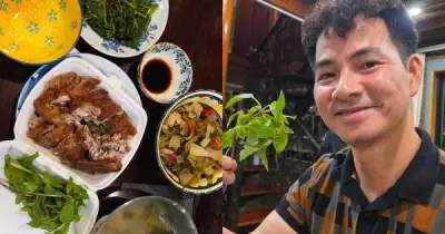 NSND Xuân Bắc hài hước bênh vực mâm cơm vợ nấu