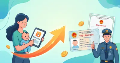 Trẻ dưới 6 tuổi được cấp thẻ căn cước ngay khi khai sinh từ 1/9/2026