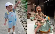 Bé Jimmy - con trai Phương Oanh gây sốt với vẻ ngoài đáng yêu tuổi lên 2