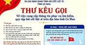 Cà Mau kêu gọi toàn dân cung cấp thông tin tìm kiếm hài cốt liệt sĩ