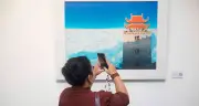 Họa sĩ người Anh lấy vợ Việt mở triển lãm nghệ thuật