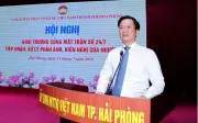 Hải Phòng ra mắt Cổng Mặt trận số 24/7 tiếp nhận ý kiến người dân