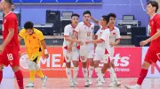 Đội tuyển futsal Việt Nam hòa Nga 2-2 ở trận mở màn