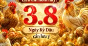 Lịch âm hôm nay 3.8: Ngày Kỷ Dậu xấu, cần lưu ý gì?